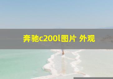 奔驰c200l图片 外观